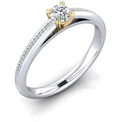 Verlobungsring VR26 585er Weifl-/Gelbgold - 7598