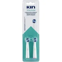 Kin KIN, Zubehör Zahnpflege, Elektrische Zahnbürste Total Clean Replacement 2 Stück (Ersatzakku Zahnbürste)