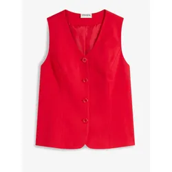 bonprix Anzug-Weste, rot, 48