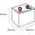 OPTIMA Blue Top BT DC - 5.5, 12V 75Ah, AGM Zyklenfest, Spiralcell Technologie