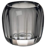 Villeroy & Boch Coloured DeLight Teelichthalter Cozy Grey, Kerzenhalter aus hochwertigem Kristallglas, grau, spülmaschinenfest