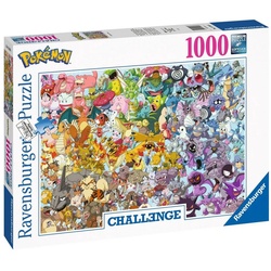 Ravensburger Puzzle Puzzle Challenge - Pokémon, 1000 Puzzleteile