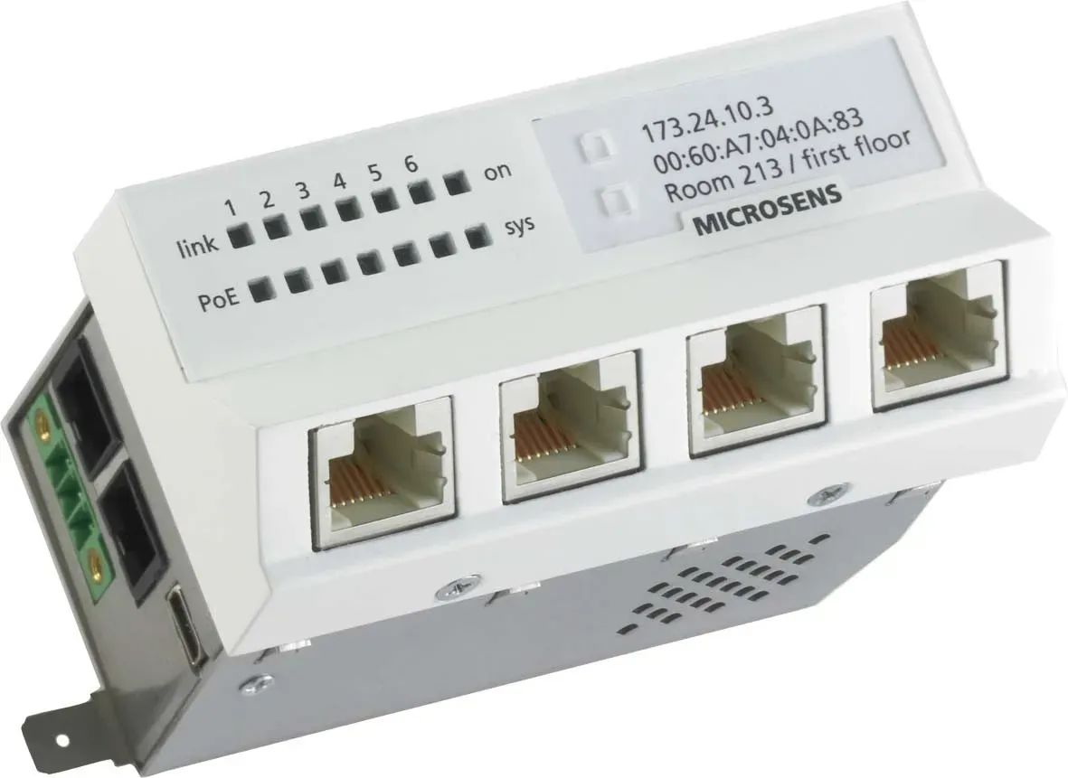Microsens Installations-Switch MS440201PM-48G6+