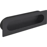 Siro Muschelgriff Azan Breite 125mm Einlassmaß 121x39mm zink schwarz matt