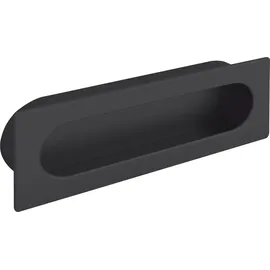 Siro Muschelgriff Azan Breite 125mm Einlassmaß 121x39mm zink schwarz matt