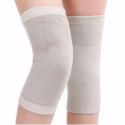 MAGICSHE Kniebandage Ein Paar warme Knieprotektoren aus Wolle, eignen sich für Arthritis Schmerzlinderung grau M