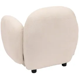 Mendler Sessel HWC-P33 Chenille 86 x 77 x 56 cm Creme