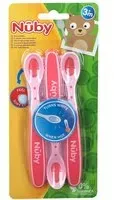 Nuby Cuillères thermosensibles Rose 3 mois + Autre pc(s)