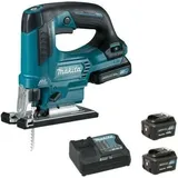 Makita - 10.8V Li-Ion Stichsäge Transportkoffer + 2 Batterien 4Ah + 1 Schnellladegerät - JV103DSMJ