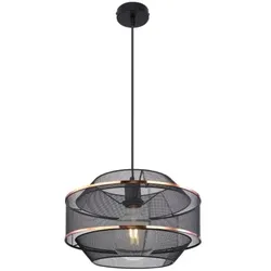 Globo 54020H1 Deckenleuchte Bellona 1x60W | E27 - schwarz, gold