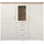 trendteam Highboard 159 x 140 x 41 cm Weiß/Braun