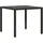 vidaXL Gartentisch 90 x 90 x 75 cm Schwarz