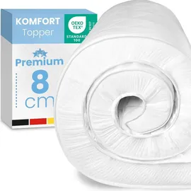 eloneo Komfortschaum Matratzen Topper 100 x 190 x 8 cm
