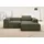 Home Affaire Ecksofa HOME AFFAIRE "Watertown, kompakte L-Form, 246 cm breite für kleinere Räume", grün, B:246cm H:68cm T:171cm, 96% Polyester, 4% Nylon, Sofas, Ecksofa, modernes Ecksofa mit Feincordbezug, platzsparend & bequem