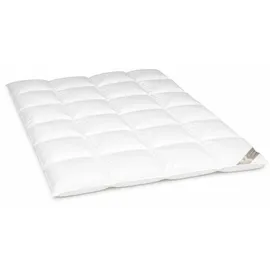 Betten Hofmann White Sibiria Schneegänseflaum Daunendecke Daunenbett Bettdecke 4x6 155x200 cm - Weiß