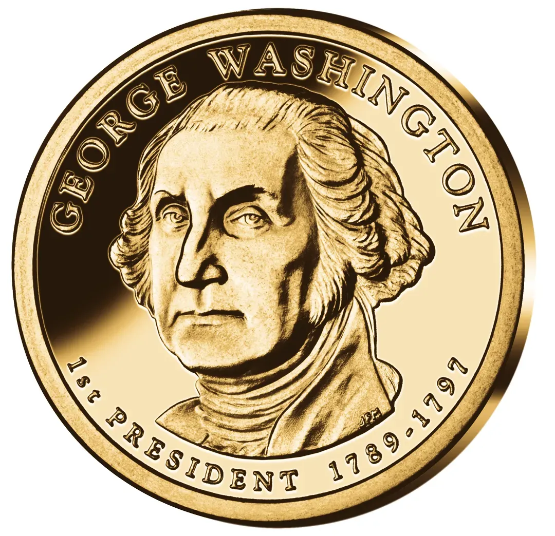 Die Präsidenten-Dollars der USA mit brillantem Gold!