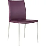 Stones Minnie - Lila Öko-Lederstuhl 4-tlg