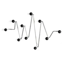 Wandgarderobe PULS - silber