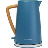 Schneider Wasserkocher Fjord Line 1,7 Liter, Wasserstandsanzeige, petrol blau