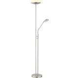 GLOBO Deckenfluter nickel matt