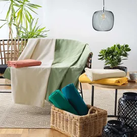 Douceur d'intérieur Kuscheldecke (220 x 240 cm) Lucile Salbei Polycotton