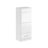 xonox.home Hängeschrank Linus Hochglanz Weiß 30 cm eintürig