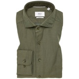 Eterna »SLIM FIT«, Linen Shirt in khaki, unifarben, khaki, 38