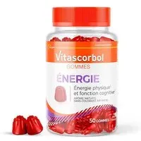 VITASCORBOL Gommes Energie - Complément alimentaire Boîte de 50 gommes Gummies pc(s)