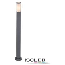 Pollerleuchte 110cm Edelstahl anthrazit E27 Fassung IP44 exkl. Leuchtmittel