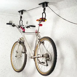 Hi Fahrradlift Fahrradgarage Metall schwarz, Tragkraft 20 kg