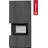 Kratki Kaminbausatz Floki Box links 8 kW Ø 160 Quarzsinter Naturali Pietra Di Savoia