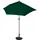 MCW Sonnenschirm halbrund Lorca, Halbschirm Balkonschirm, UV 50+ Polyester/Alu 3kg ~ 300cm grün mit Ständer