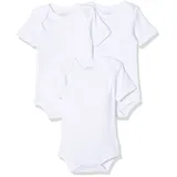 Playshoes Unisex Kleinkind Multipack Baby-Body, weiß 1/4-Arm 3er Pack, 74/80
