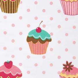 Homescapes KOCHSCHÜRZE Cupcakes, 100% Baumwolle