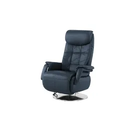 Polstermöbel Oelsa Sessel Mambo Leder 86 x 119 x 88 cm Türkis/Petrol elektrisch