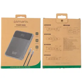 4smarts Enterprise Slim 20000 mAh, 122.50 W, 74 Wh), Powerbank Grau