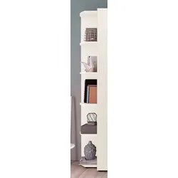 Eckregal WIMEX "Multiraumkonzept", weiß, B:30cm H:185cm T:38cm, Regale, planbar und erweiterbar