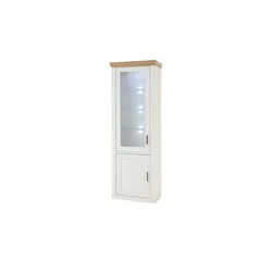 maison bleue Vitrine  Xanten , weiß , Maße (cm): B: 73 H: 210 T: 40.0