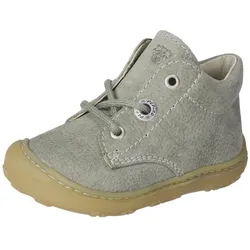 Lauflernschuh PEPINO BY RICOSTA "CORY W WMS: Weit", Kinder, Gr. 22, braun (eukalyptus), Leder, klassisch, Schuhe, Schnürschuh m. Weiten-Meßsystem, Leder, Größenschablone zum Download