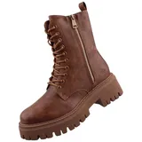 Dockers by Gerli Schnürstiefel braun Größe 39 - Braun - 39