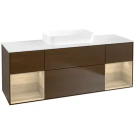 Villeroy & Boch Waschtischunterschrank 160 x 60,3 x 50,1 cm Braun