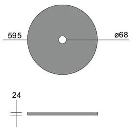 Brumberg Leuchten Akustikpaneel D595mm 85010580