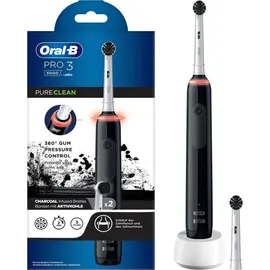 Oral-B Pro 3 3000 CrossAction schwarz + Aufsteckbürste