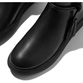 FitFlop Iq-comff Tassel Leather Stiefeletten für Damen schwarz, 38 EU