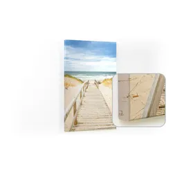 ALLboards Magnettafel CANVASboards 90×60 cm – Weg zum Strand