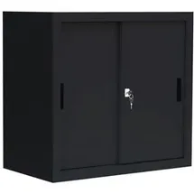 Lüllmann 550089 Aktenschrank 80,0 x 45,0 x 75,0 cm schwarz