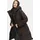 Marikoo Winterjacke "Kaituu XVI", Damen, Gr. L, choco, Obermaterial: 100% Polyester. Innenseite: 100% Polyester. Futter: 100% Polyester. Wattierung: 100% Polyester, Jacken Winterjacke, mit großer Kapuze