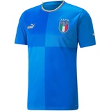 Puma FIGC Men's Season 2022/23 Official Home T-Shirt, Ignite Blue-Ultra Blue, XXL