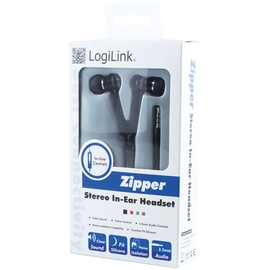 Logilink Zipper schwarz