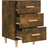 vidaXL Nachtschrank Räuchereiche 40 x 40 x 66 cm Braun